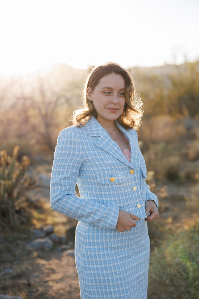 female portrait at White tank mountain regional park, Surprise AZ