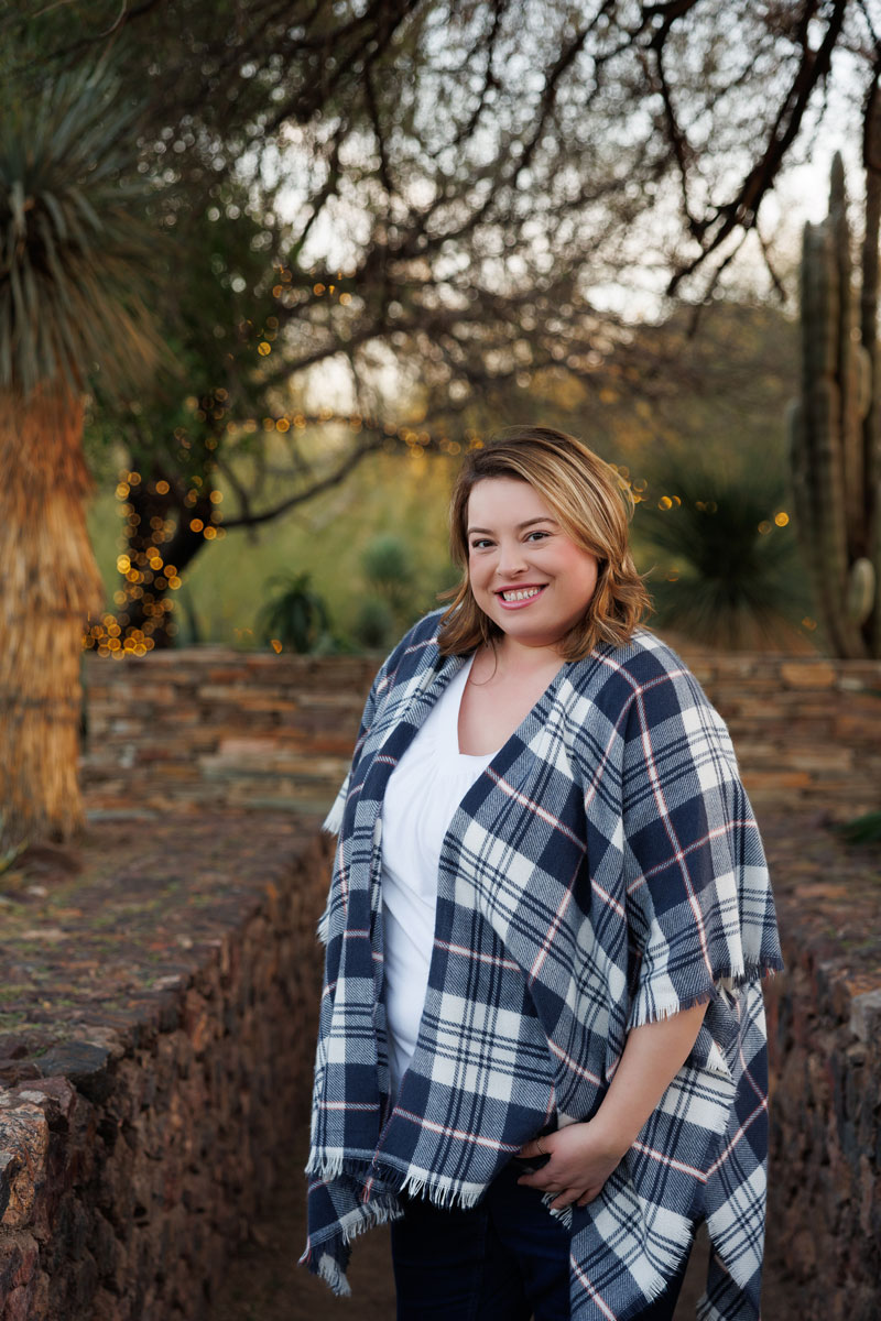 portrait of women at botanical garden phoenix
